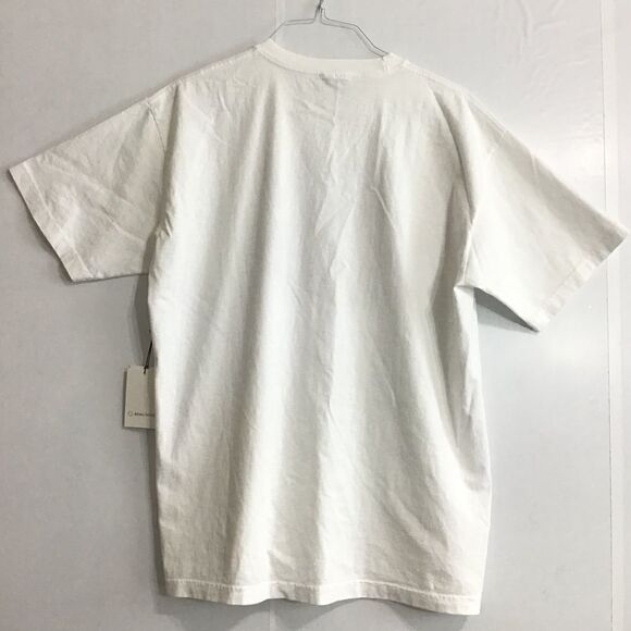 Beau Souci White Essential Cotton SEVEN Crew Neck Short Sleeve T-Shirt Large - Picture 2 of 7